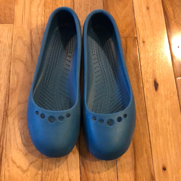 CROCS Shoes - Blue Ballet Flat Crocs